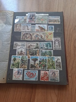 Colección de sellos antigua