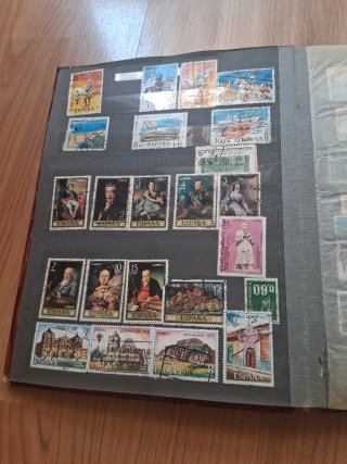 Colección de sellos antigua