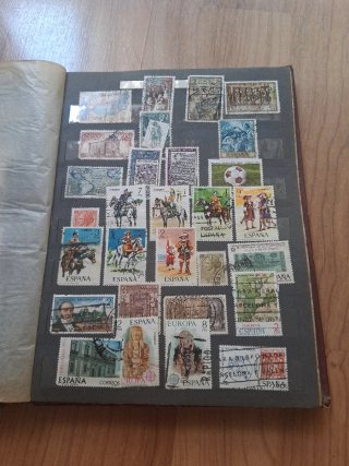Colección de sellos antigua