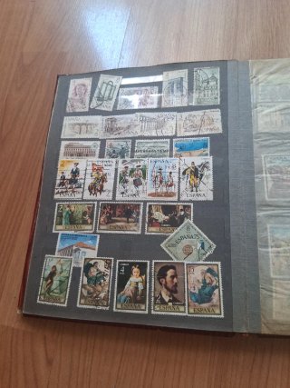 Colección de sellos antigua