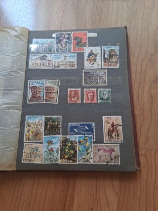 Colección de sellos antigua
