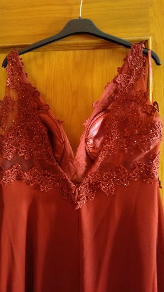 Vestido de fiesta/boda rojo
