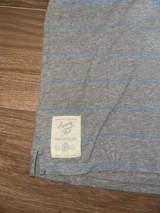 Polo Pepe Jeans rayas azul y gris