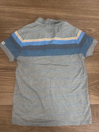 Polo Pepe Jeans rayas azul y gris