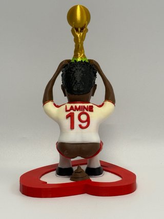 Caganer Lamine Yamal 3D