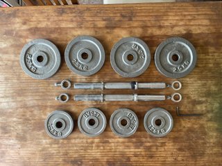 Mancuernas ajustables con discos 2.5kg y 1.25kg