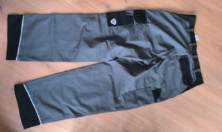 Pantalón de trabajo mujer gris y negro