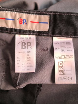 Pantalón de trabajo mujer gris y negro