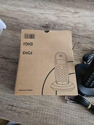 Telefono cordless Motorola nero