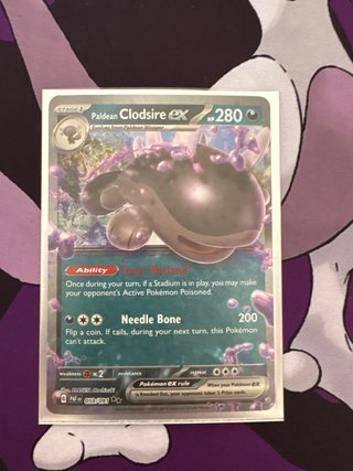 Paldean Clodsire ex Carta Pokémon 280 HP