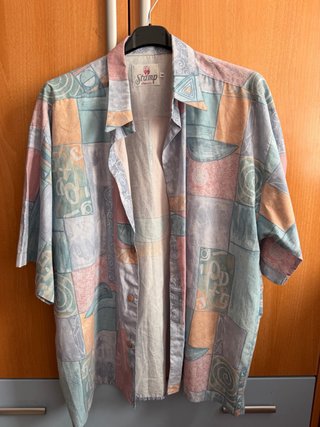 Camicia Vintage Stampata Taglia XL
