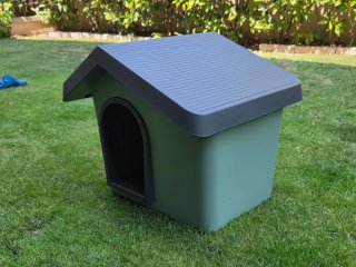 Cuccia per cani/gatti verde e nera
