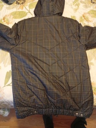 Chaqueta Carhartt Cuadros Gris Naranja