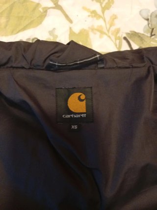 Chaqueta Carhartt Cuadros Gris Naranja
