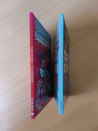 Lote 2 libros de experimentos fáciles