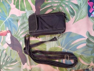 Bolso Bandolera / Mini Mochila Organizadora Negra
