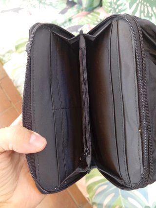 Bolso Bandolera / Mini Mochila Organizadora Negra