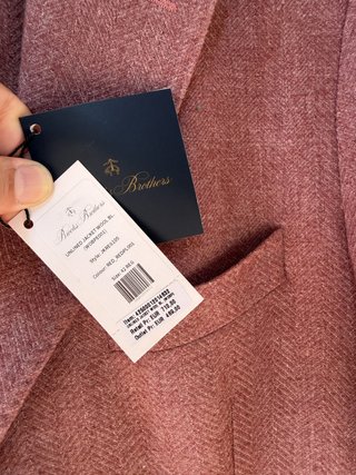Brooks Brothers Blazer Mattone Tg. 52 (42R)