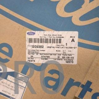 LUNA CUSTODIO TRASERO FORD FIESTA NUEVO 1209382