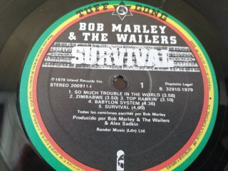 LP Bob Marley & The Wailers Survival