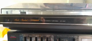 Amplificador Fisher PD M57 y Tocadiscos MT M67