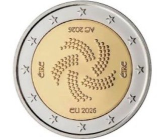Moneda 2 euros Irlanda 2026