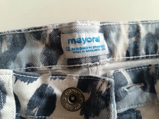 Pantalón corto niña Mayoral estampado