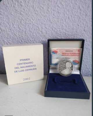 INTERCAMBIO Monedas 10 euros Luis Cernuda 2002