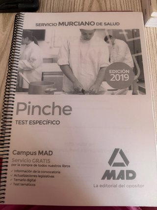 Pinche oposicion Murcia test
