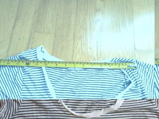 Camiseta Rayas Blanca y Negra