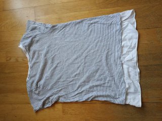 Camiseta Rayas Blanca y Negra