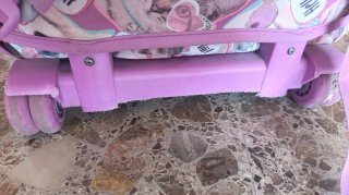 Mochila con carro y neceser Toto
