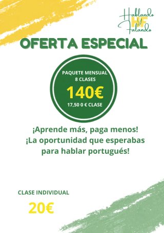 Portugués Online: Clases Individuales y Packs.