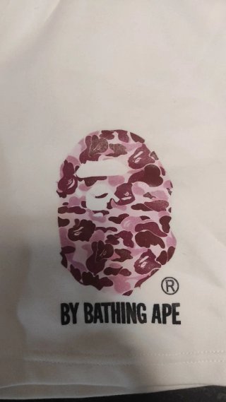 BAPE Pantalón Corto Pink Camo