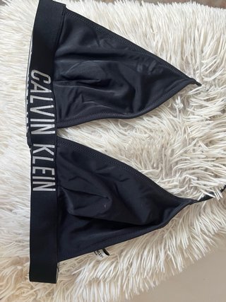Top Bikini Calvin Klein Negro
