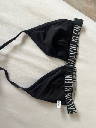Top Bikini Calvin Klein Negro