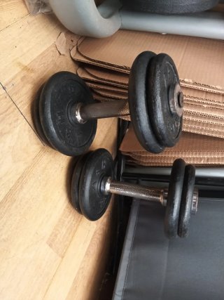 Mancuernas 9kg (par)