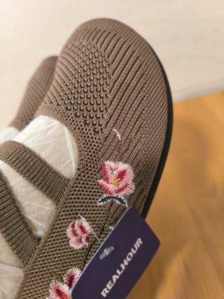 Ballerine REALHOUR Taglia 38 Fiori Rosa