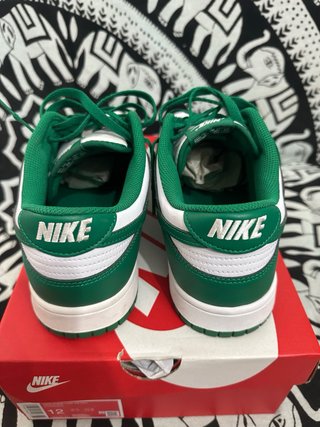Nike Dunk Low Bianche e Verdi Tg 46