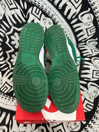 Nike Dunk Low Bianche e Verdi Tg 46