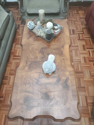 Magnífica mesa de centro de madera