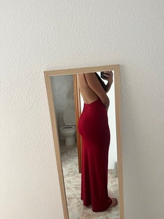 Vestido largo rojo
