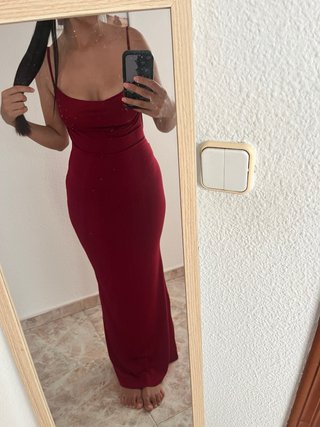 Vestido largo rojo