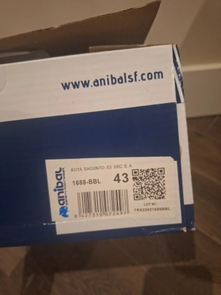 Stivali di sicurezza Anibal neri e blu