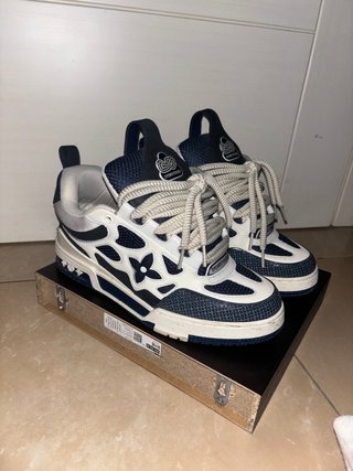 Scarpe Louis Vuitton Blu/Bianche