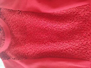 Vestido Zara rojo corto talla M