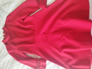 Vestido Zara rojo corto talla M