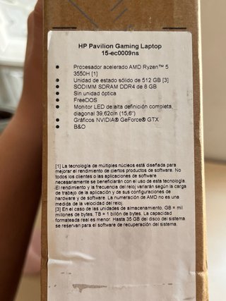 Portátil HP Pavilion Gaming