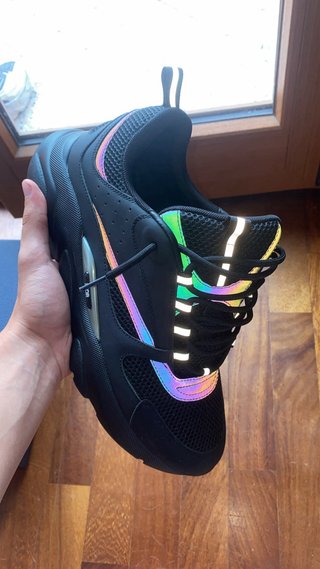 Dior B22 Scarpe Sneakers Uomo Nero