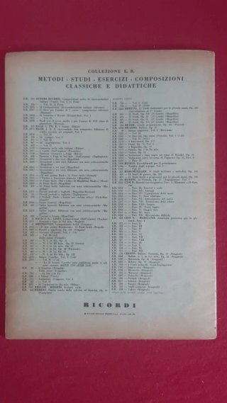 Spartiti Beethoven Op. 13 e Op. 27 N. 2. 1953-54.
